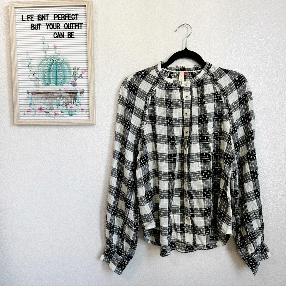 Anthropologie Pilcro and‎ the Letterpress Breezy Buttondown Shirt Sz S - Picture 13 of 13